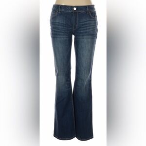 White House Black Market NWT Dark Blue Flared Jeans